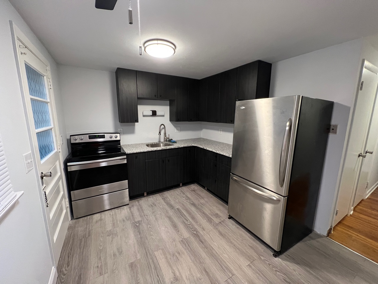 newly refinished kitchen